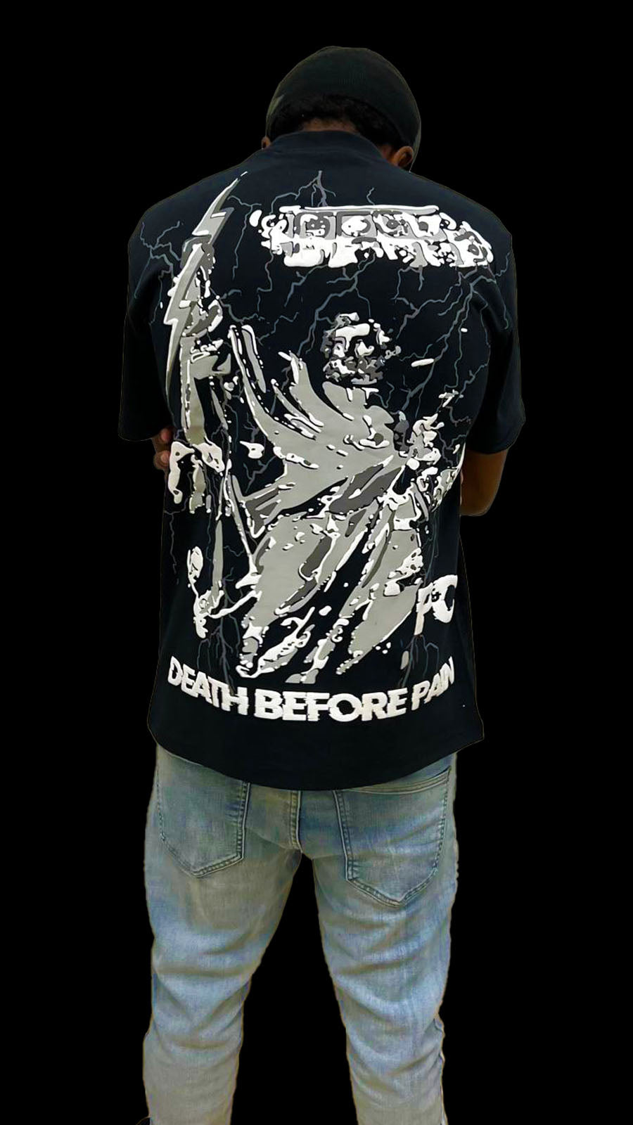 Peace & Chaos "Death Before Pain" Heavy Weight Premium-T-Shirt