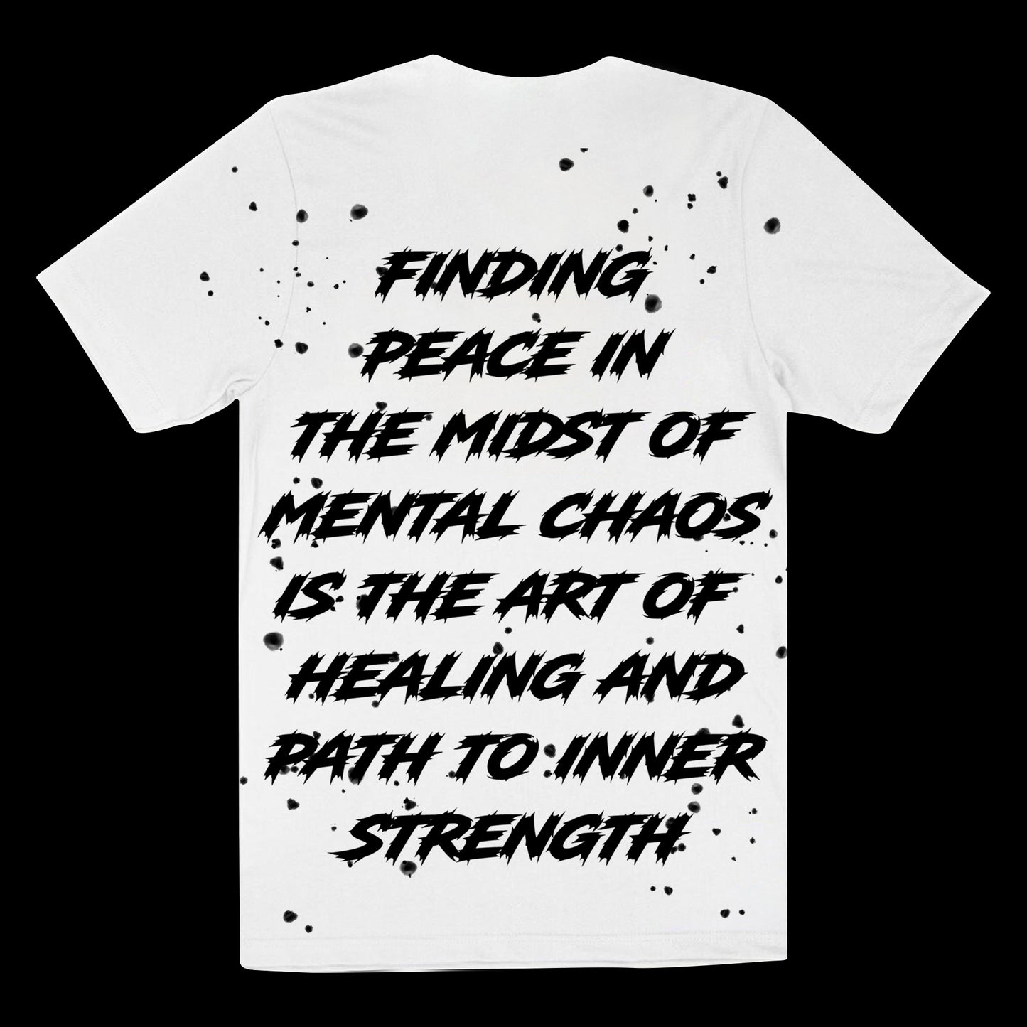 Peace And Chaos "Mental Chaos" Heavy Weight Premium T-Shirt (WHITE)